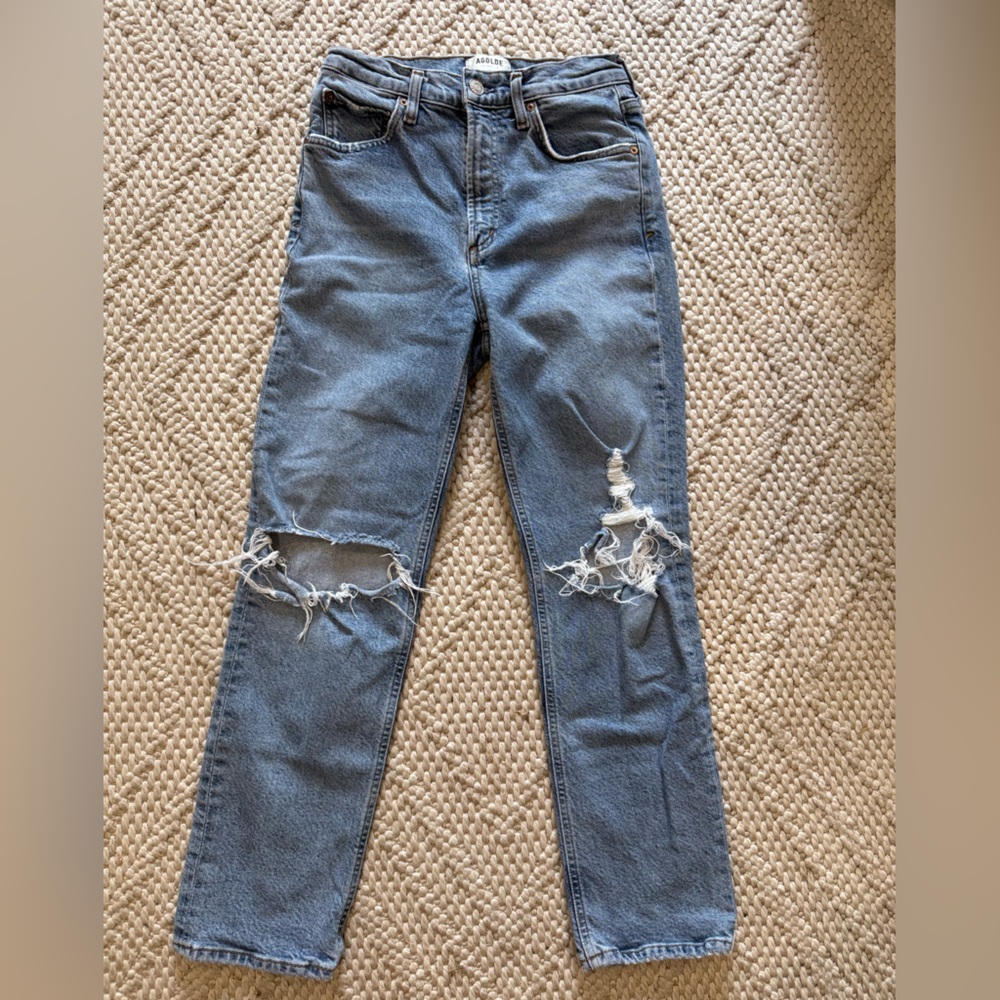 Agolde wilder straight crop